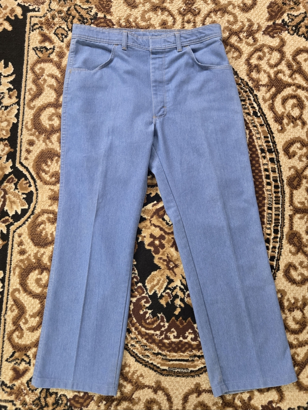 80s 90s Wrangler Western Pleated Jeans Denim Pants Trousers Vintage Retro Cowboy